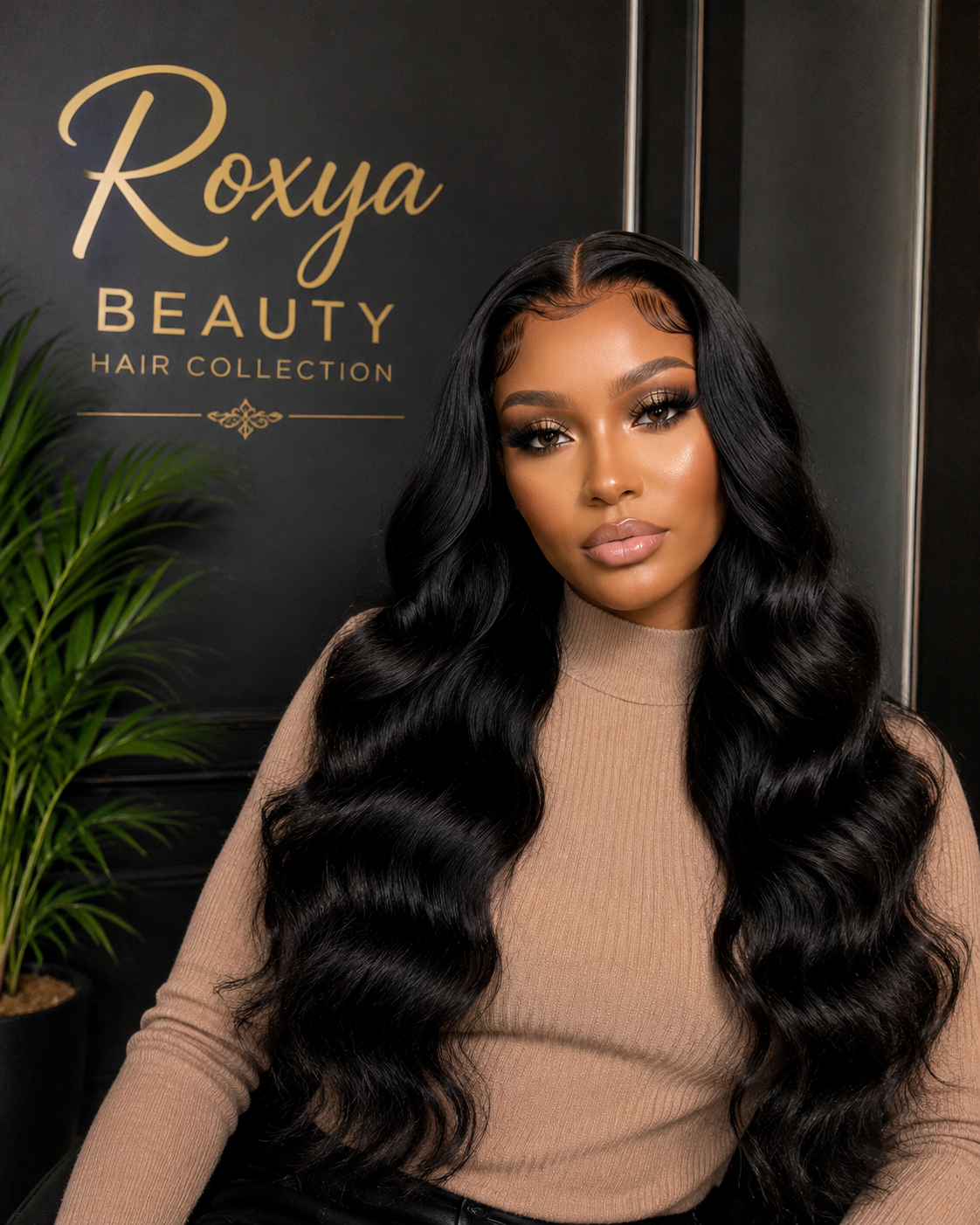 Roxya Beauty hair collection #254 Vague de corps dentelle avant perruques cheveux humains 13x4 cheveux humains pré plumé vague de corps frontale