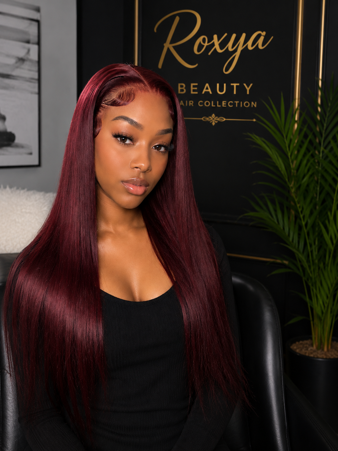 RoxyA Beauty Store – RXA-0098
Perruque HD Luxe Bordeaux

Perruque lace HD 13x4 en cheveux 100 % humains avec une magnifique couleur bordeaux intense.