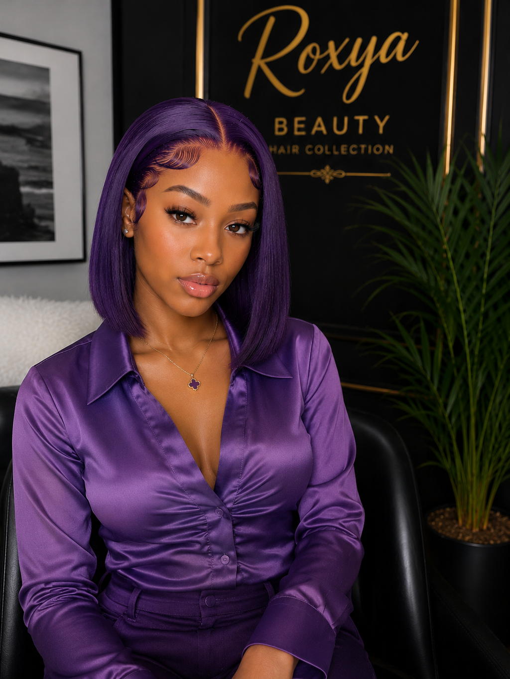 Roxya Beauty Hair Collection

Découvrez notre magnifique perruque bob violette avec lace frontale 13x4x1 au style chic et moderne.